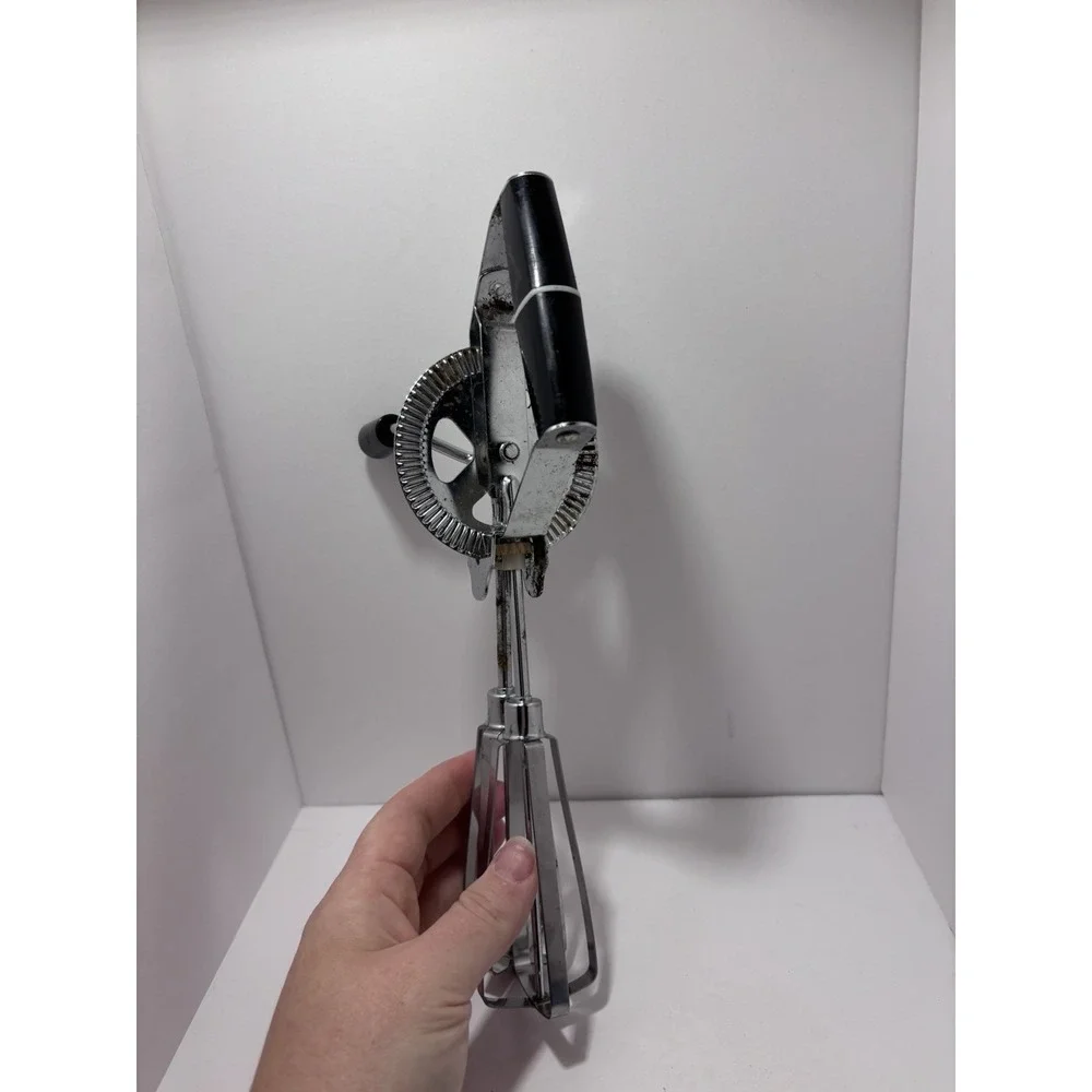 VINTAGE DOUBLE HANDHELD EGG BEATER MIXER‎